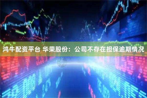 鸿牛配资平台 华荣股份：公司不存在担保逾期情况